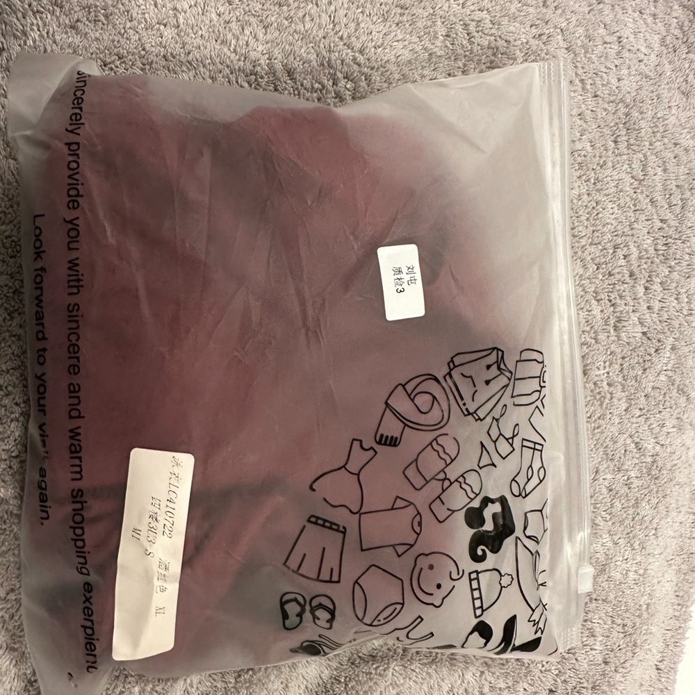 NIB one-piece swimsuit, XL. Maroon/burgundy color